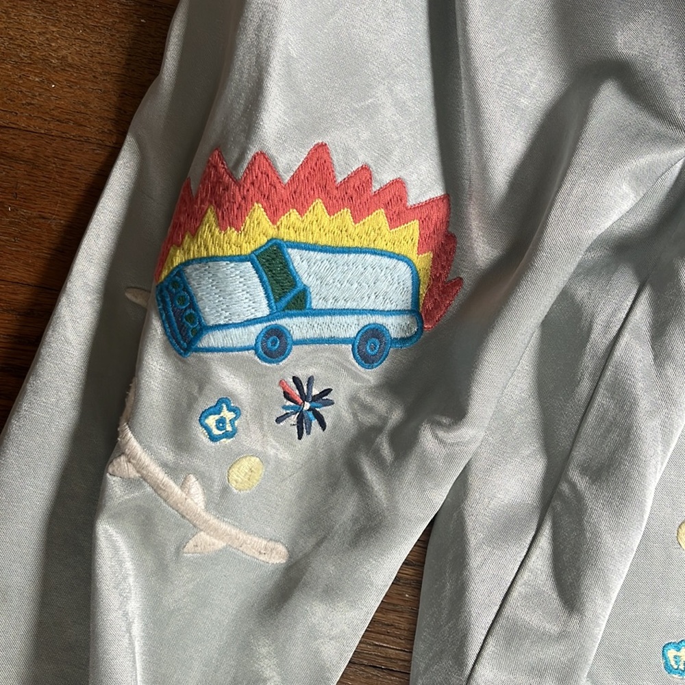 Diesel Snake Embroidered Bomber Jacket (Reversible) - Picture 10 of 15